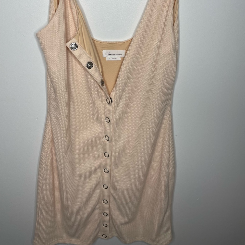 Lovers and Friends waffle mini dress